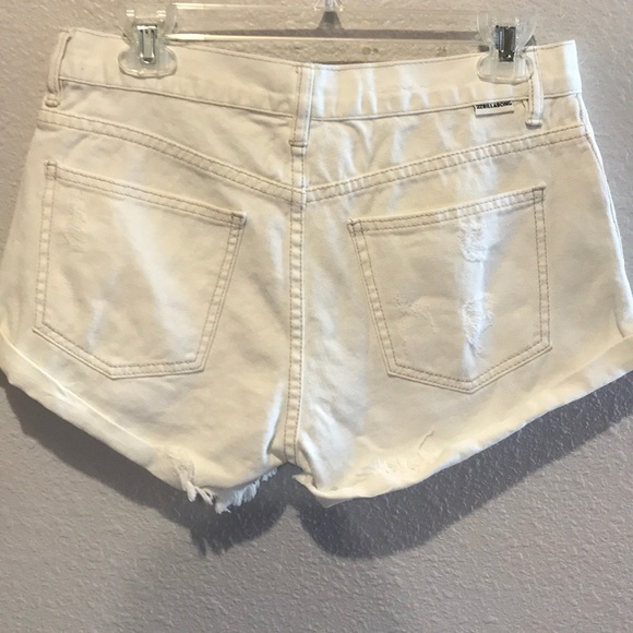 Billabong white distressed denim shorts - Picture 5 of 7